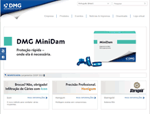Tablet Screenshot of br.dmg-dental.com