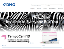 Tablet Screenshot of dmg-dental.com